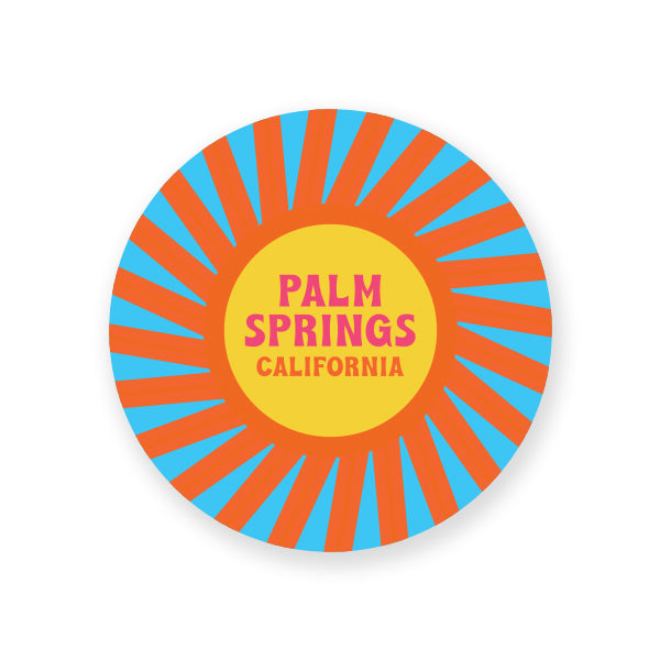 Palm Springs Sunshine Sticker
